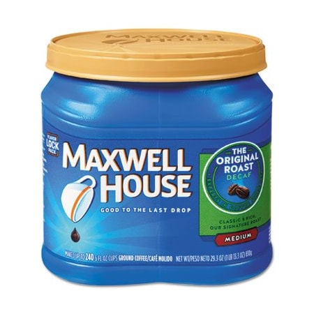 Five Star Distributors MaxwellHse, Coffee, Decaffeinated Ground Coffee, 29.3 Oz Can 04658